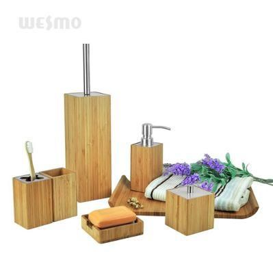 Bamboo Wooden Hotel Decoration Bathroom Accessories Set