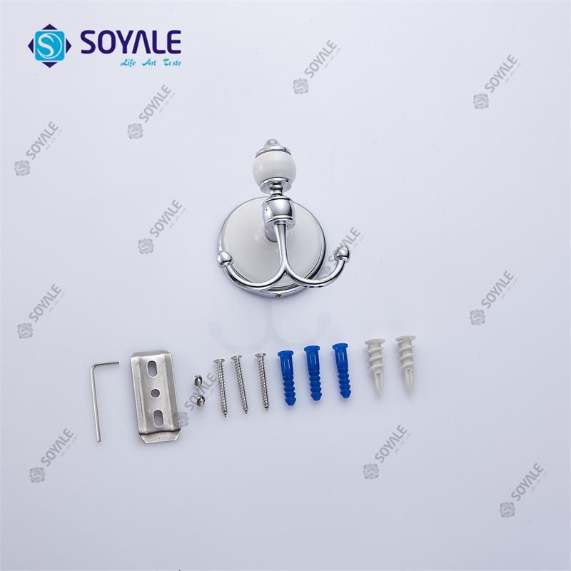 Double Robe / Towel Hook 9754-PC