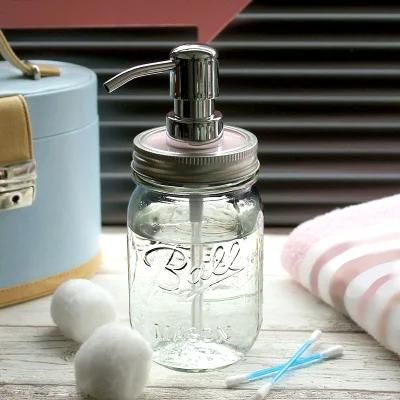 Wholesale Factory Price Glass Soap Dispenser with Pump Dispenser