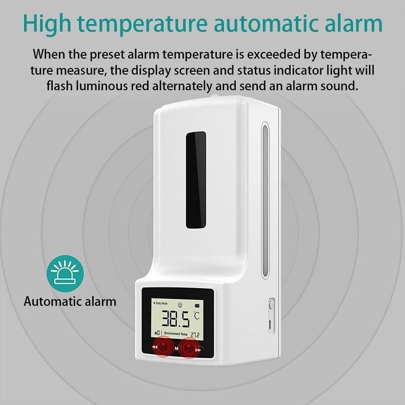 Soap Dispenser Automatic Sensor Touchless with Temperature Measurement for Hotel Use