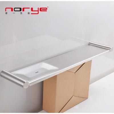 Factory Supplying Round Toilet and Accessories Bathroom Stainless Steel Shelf with Soap Dish