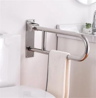 Shower Safety Grab Bar Stainless Steel Foldable U-Shaped Grab Bars