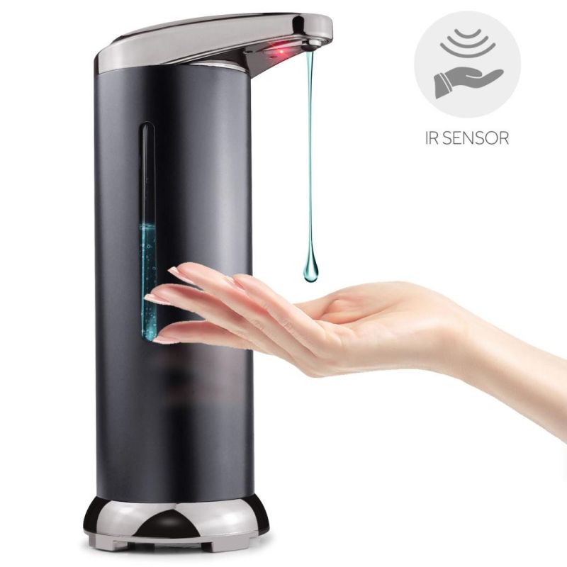 Hand Sanitizer Holder Liquid Sensor Stainless Steel Touchless Automatic Soap Dispenser