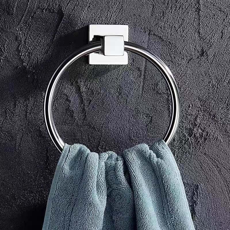 Bathroom Hardware Wall Mounted Towel Holder Stainless Steel 304 Single Towel Ring (Z61107)