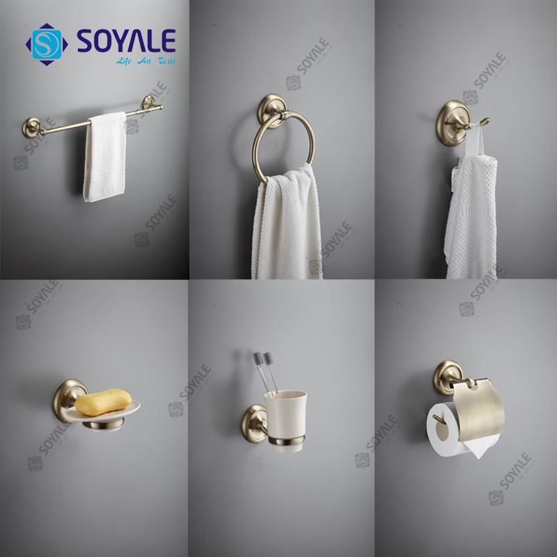 Zinc Alloy Bathroom Hardware 6PC Sets Sy-6800