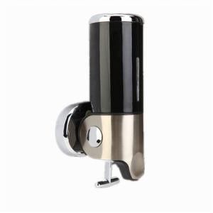Black 500ml Stainless Steel+ABS Plastic Wall-Mountained Liquid Soap Dispenser