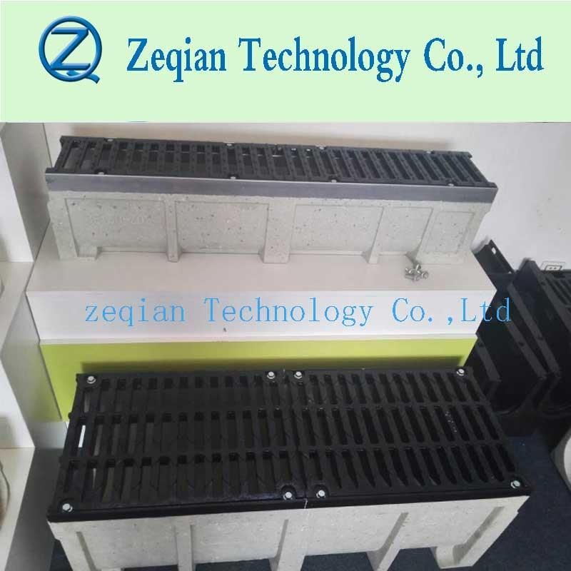 Polymer Drain Trench with Ductile Cover for Road and Industry