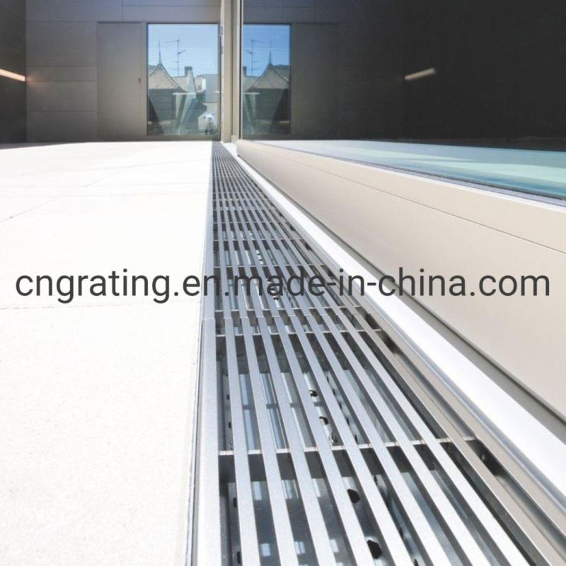 Stainless Steel Heelguard Wedge Wire Grate  External / Internal Pathway  Trench Drain  Cover Shower Kit Grating Drainage