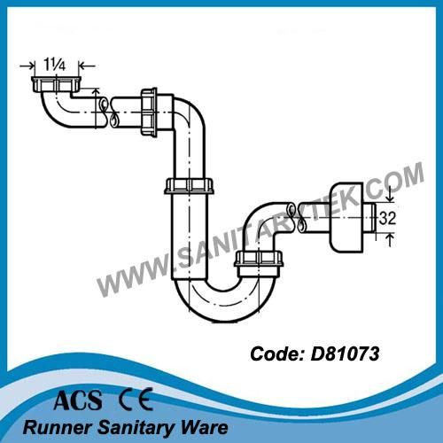 Flexible Waste Pipe & Extensible Plastic Tube (D8101 / D8102)