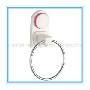 Bathroom Wall Mounted Stainless Steel Towel Ring with Suction Cup