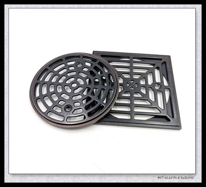 6 Inch Shower Drain Strainer with Zinc Alloy Material