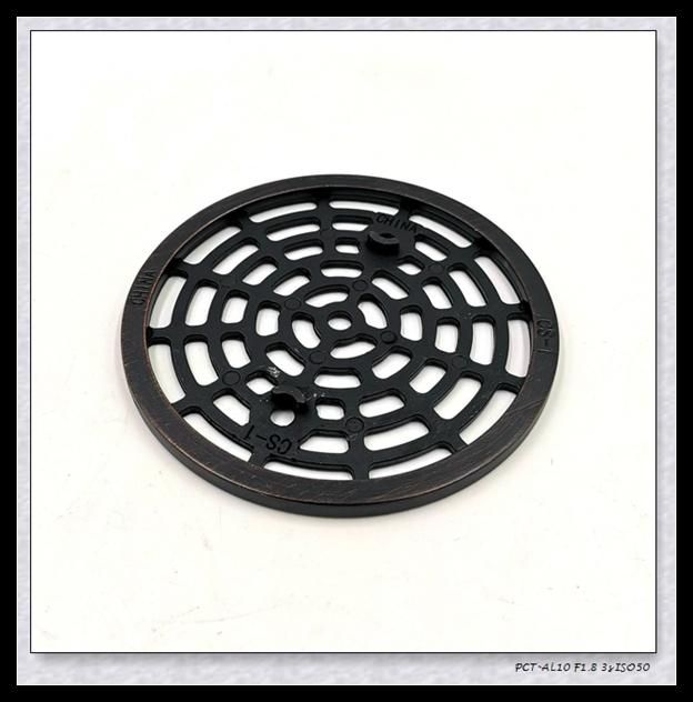 Zinc Alloy Orb Surface Round Shower Drain