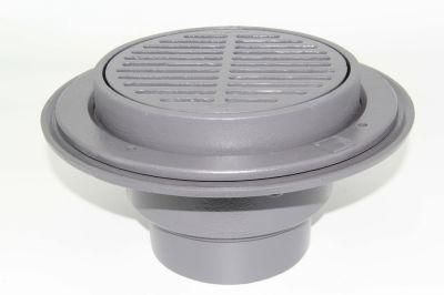 Large Capacity Round Cast Iron Floor Drain