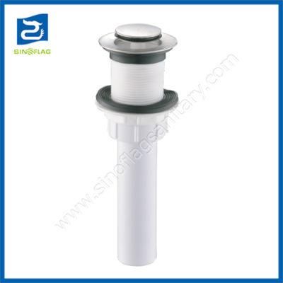 Good Price PP Pop up Drain 201 Stainless Steel Cover Basin Drainer
