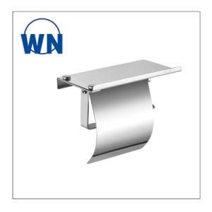 Bathroom Hotel Toilet Paper Holder with Phone Shelf for Project