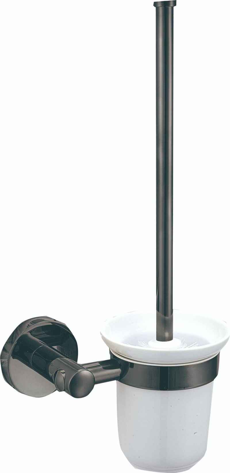 Big Sale Bathroom Accessories Stainless Steel Mirror Black Brush Holder