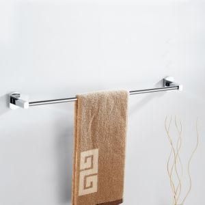 Wall Mounted Brass Single Towel Bar Chrome Finish