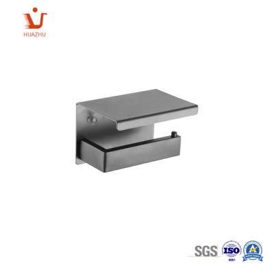 SS304 Toilet Tissue Holder Paper Holder Modern Gun Grey Series Chinese OEM Supplier