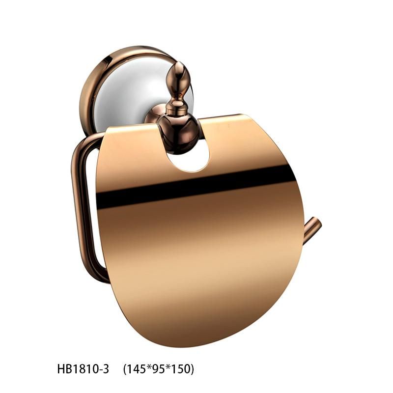 Wall Mounted Toilet Paper Holder with Lid
