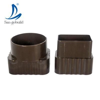 Factory PVC Roof Rain Water Gutter Downspout Size Plastic Rainwater Gutters for Roof Drain System