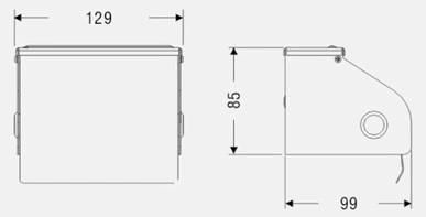 Td-131A Stainless Steel Toilet Tissue Paper Holder