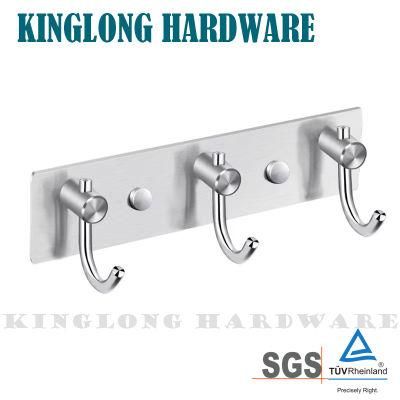 Stainless Steel Bathroom Hardware Shower Room Kitchen Wall Hanging Over Door Clothes Towel Rack Hooks