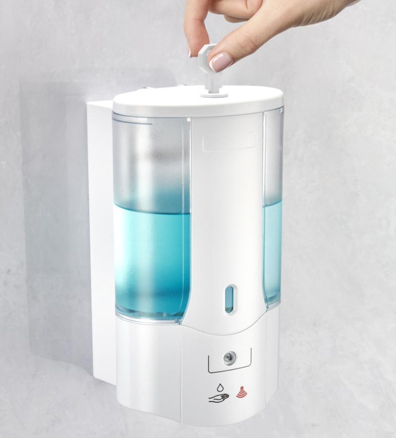 450ml Automatic Induction Sterilizer, Touchless Automatic Spray Hand Sanitizer Dispenser, Free Wall Mounted Motion Sensor Smart Alcohol Soap Dispenser