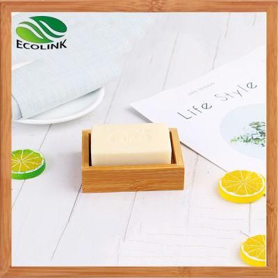 Bathroom Accessories Soap Holder Natural Wooden Bamboo Soap Dish