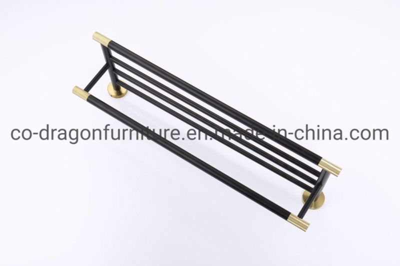 Hot Sale Modern Stainless Steel Wall Mount Double Towel Bar