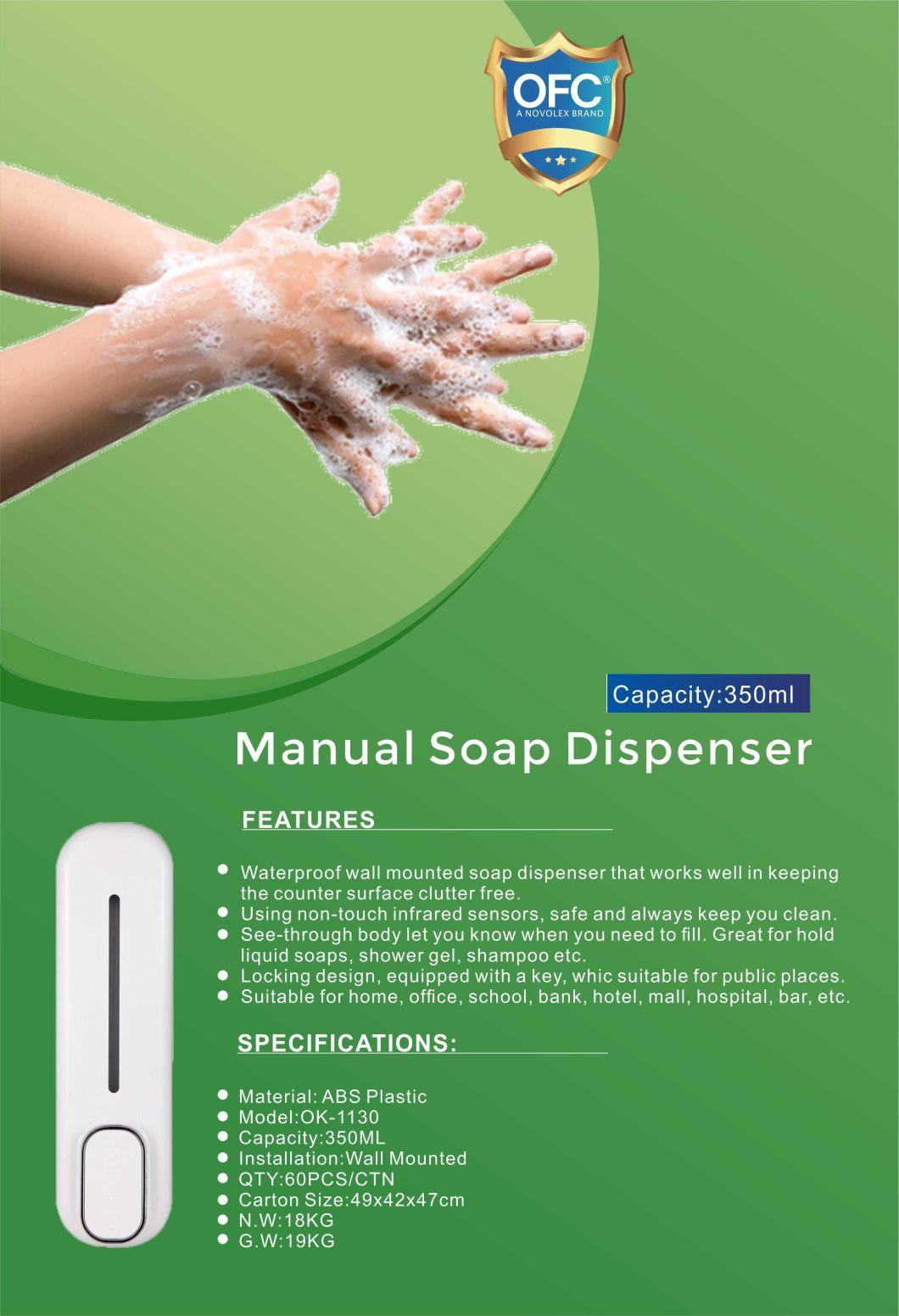Strip Type Soap Dispenser Bathroom Sanitary Leak-Proof 350ml Shower Shampoo
