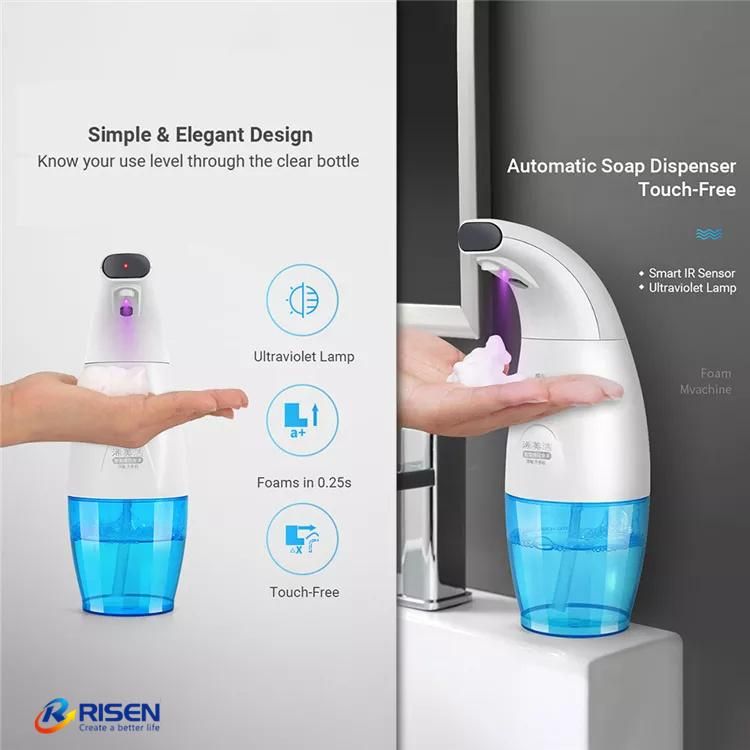 UV Disinfection Factory Wholesale Promotion Contactless Induction Electronic Intelligent Soap Dispenser 2022 Hot Selling Battery Power Supply or Rechargeable