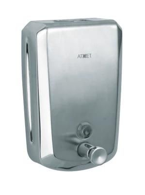 Durable Wall Mounted 304 Stainless Steel Liquid Soap Dispenser