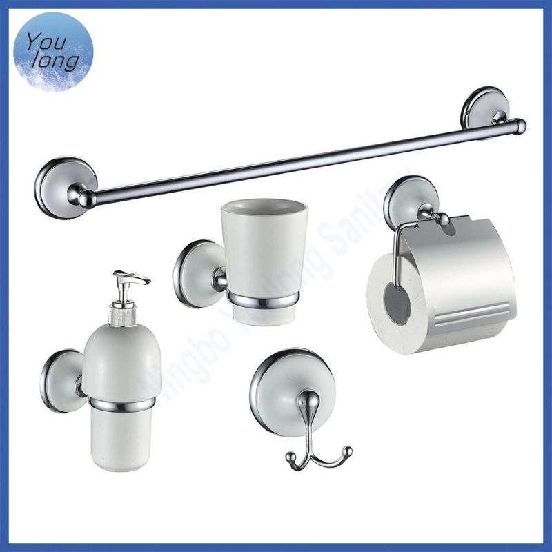 Chrome Plated Square Toilet Paper Holder Paper Roller with Cover