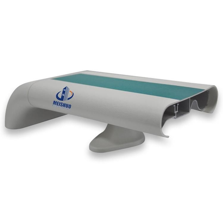 140mm Width PVC Cover Aluminum Handrail in Hospital