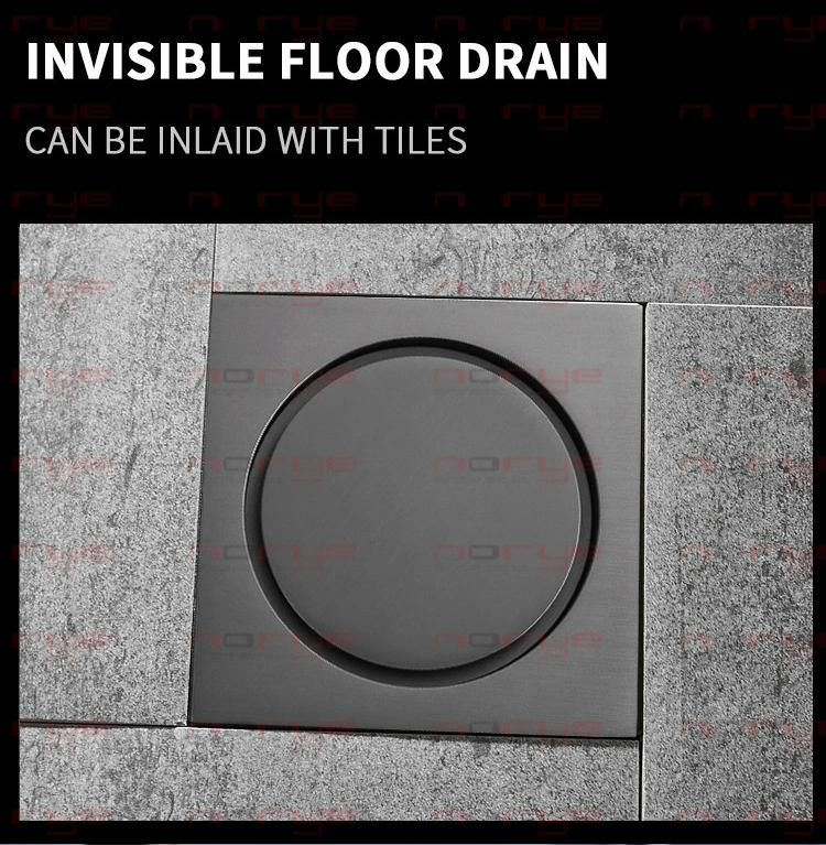 New Product Rustproof Shower Square Floor Drain Mondeway for Bathroom