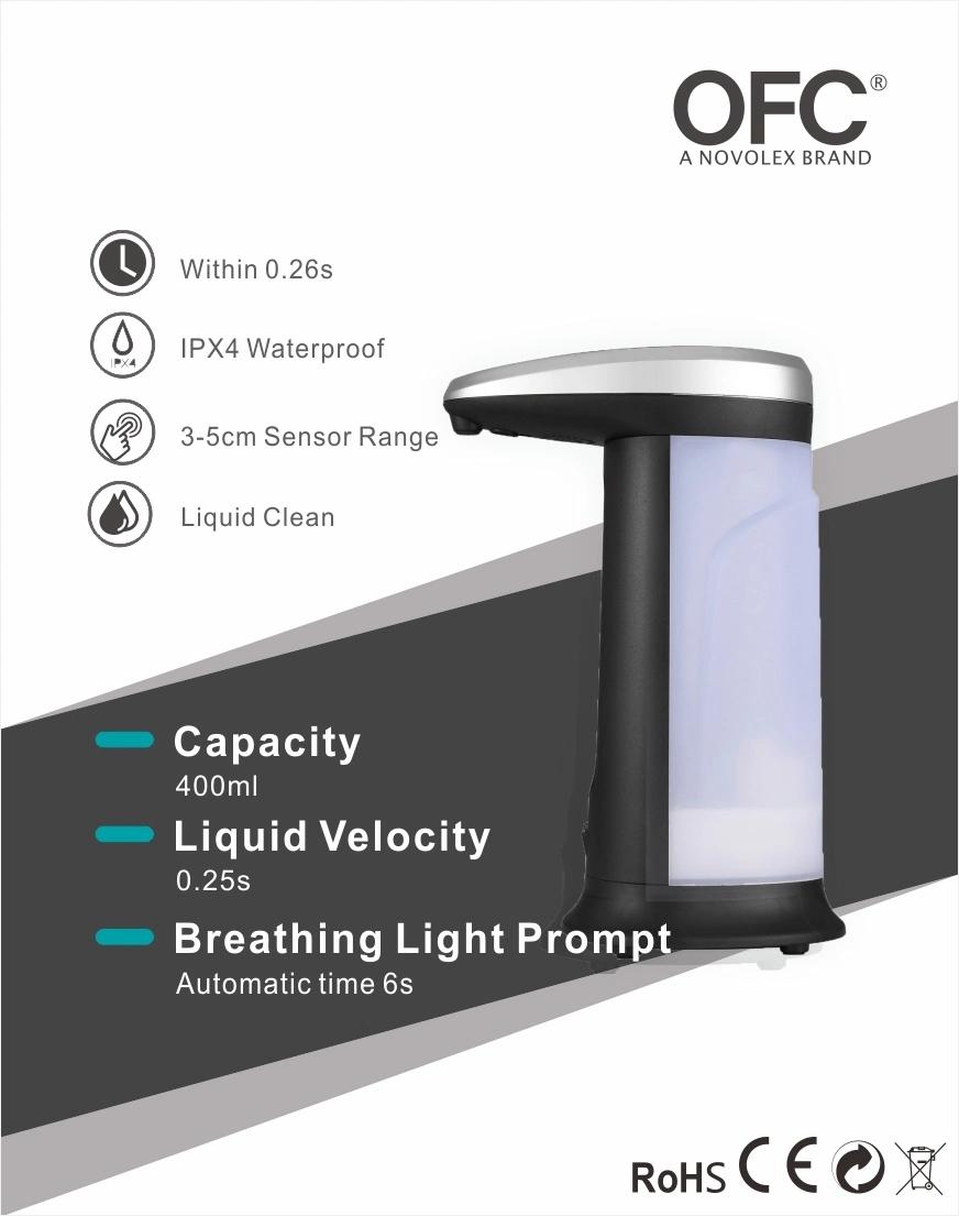 Home Office Bathroom Kitchen Soap Dispenser Automatic Desk Mount 400ml