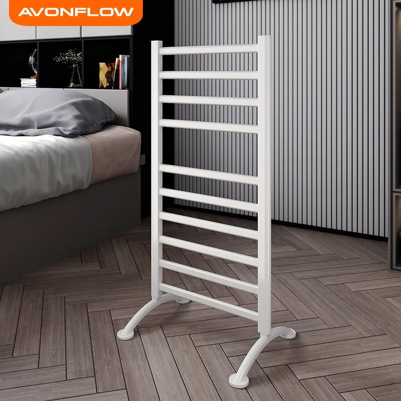 Avonflow Bathroom Heated Towel Rack Towel Warmer for Home White