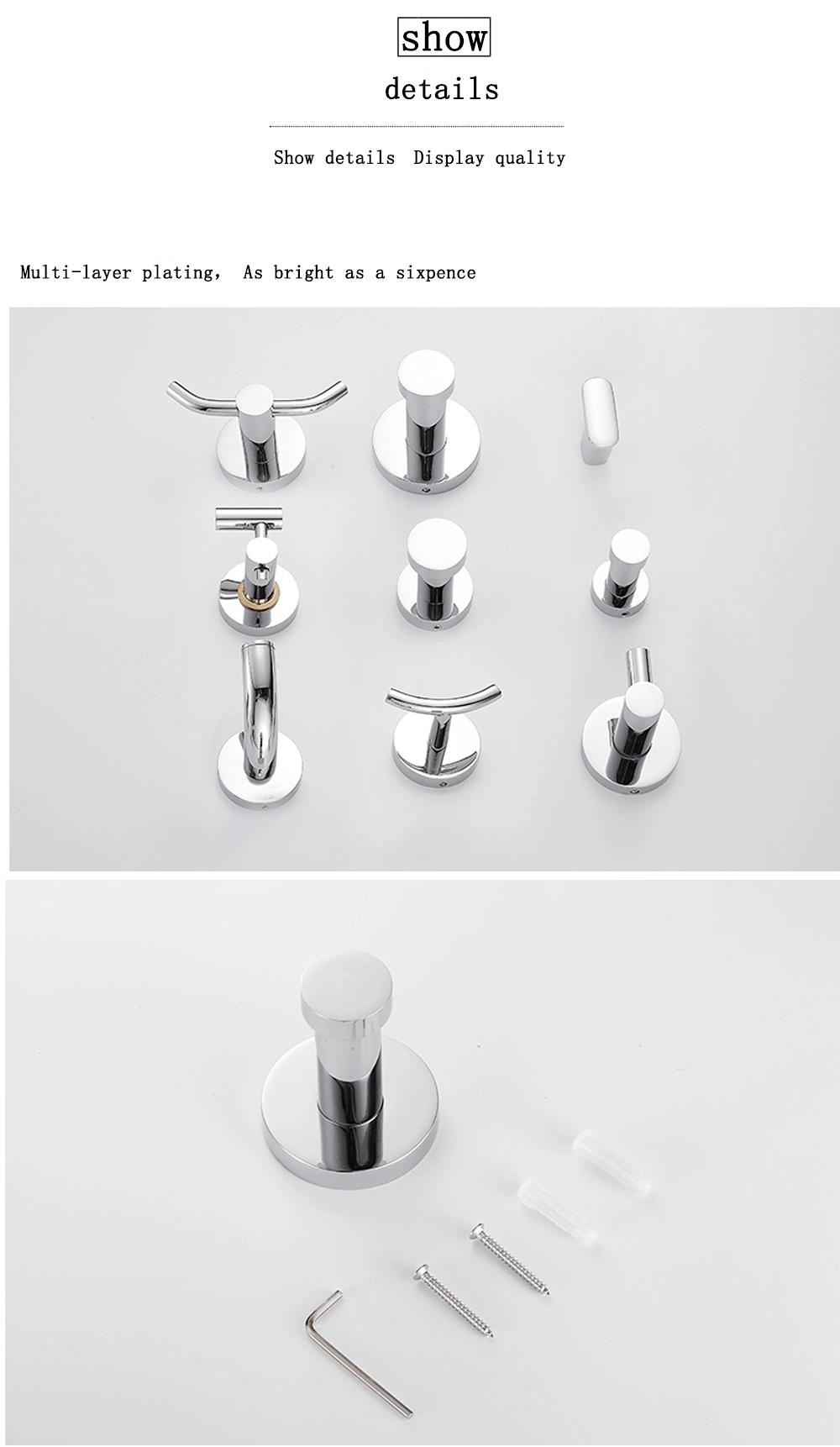 Zinc Alloy Bathroom Accessory Robe Hook Bedroom and Bathroom Use Coat Hook