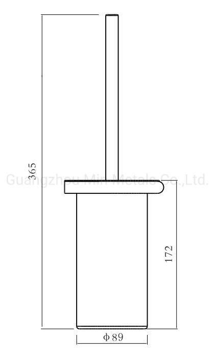 Stainless Steel Wall-Monted Toliet Brush Holder Mx-Ls94u