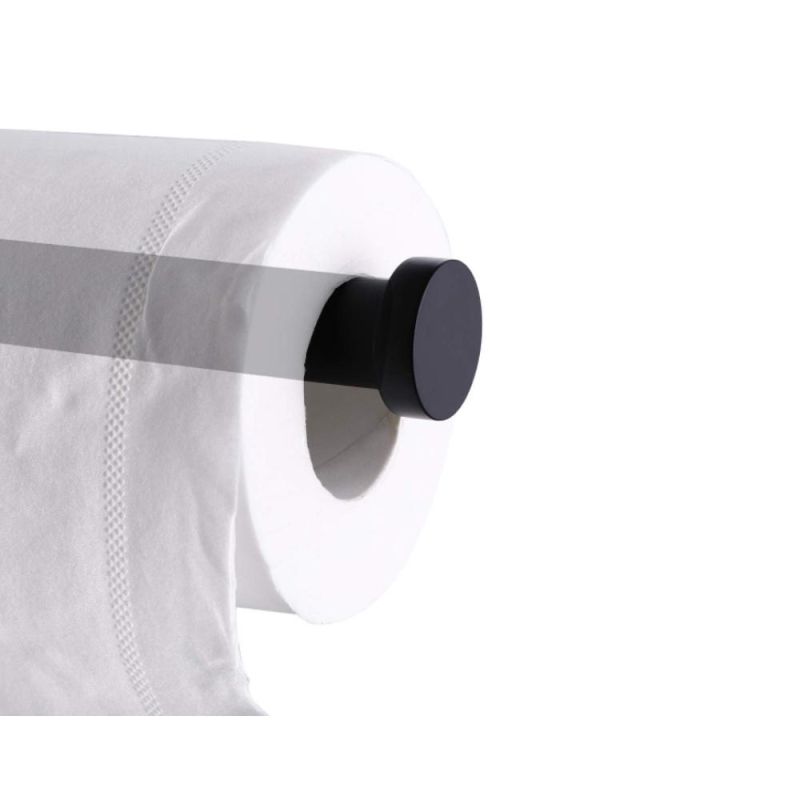 Toilet Paper Holder Bathroom Tissue Holder Paper Roll SUS 304 Stainless Steel Wall Mount Matt Black