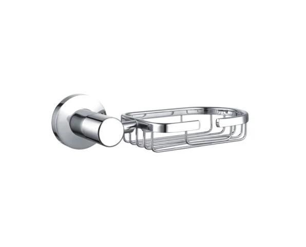 Solid Brass Polished Chrome Double Tumbler Holder Toothpaste and Toothbrush Cup Holder