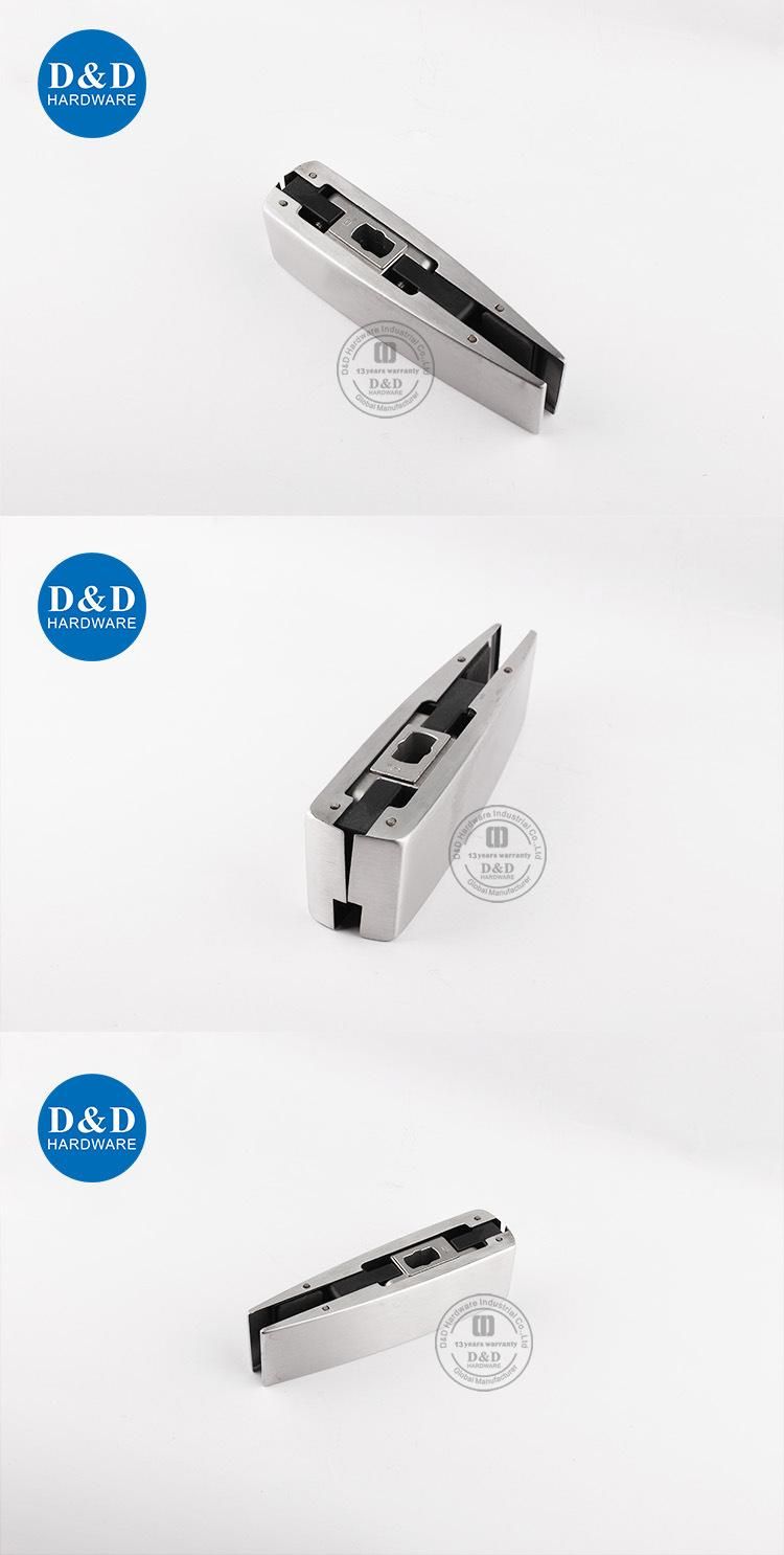 Glass Bottom Patch Fitting Hardware in Stainless Steel for Office Room
