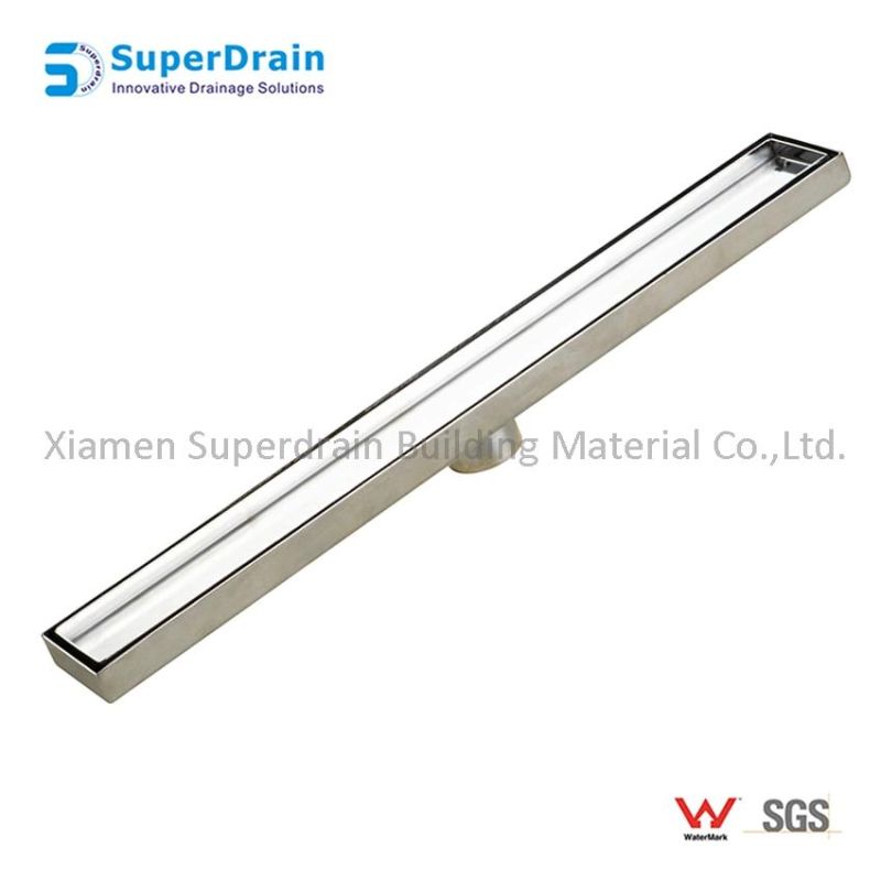 Tile Insert Linear Shower Drain Shower Floor Drain with Removable Cover