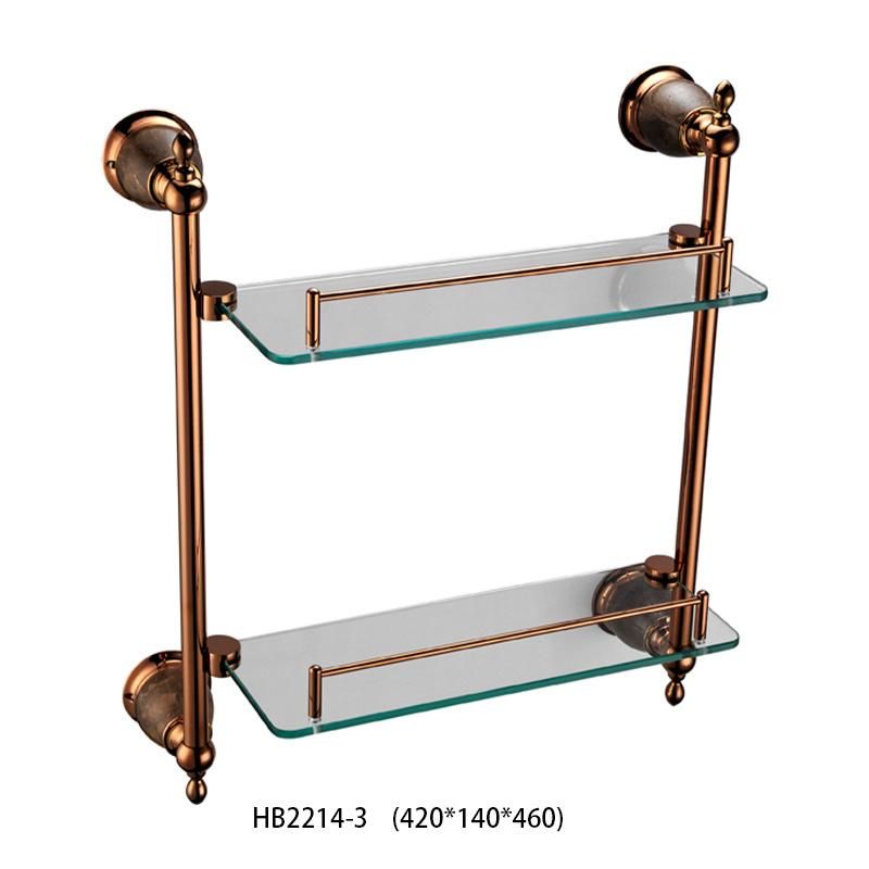 Wall Mount Glass Shelf Single Lever/Double Lever