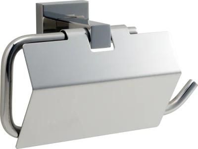 Polished Bathroom Accessories Toilet Paper Holder with Cover