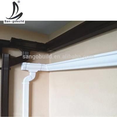 China Good Price Hydroponic PVC Rain Gutter Plastic Pipe Fittings