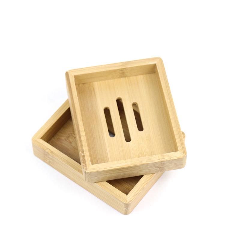 Eco- Friendly Bathroom Accessory Bamboo Wood Soap Dish Holder