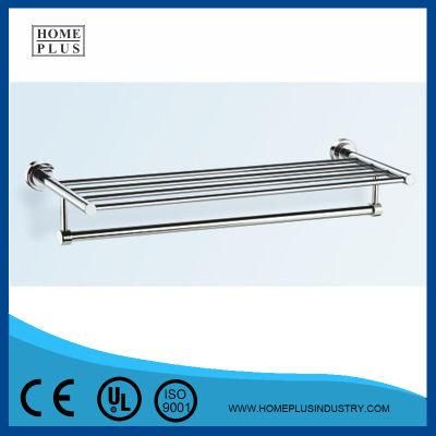 Stainless Steel 304 Wall Mount Hotel Bathroom Towel Rack Towel Shelf Towel Shelf