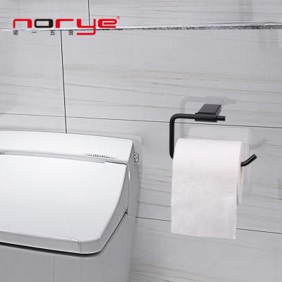 Paper Holder Rectangle Style Wall Mounted 304 Stainless Steel Bathroom Accessories