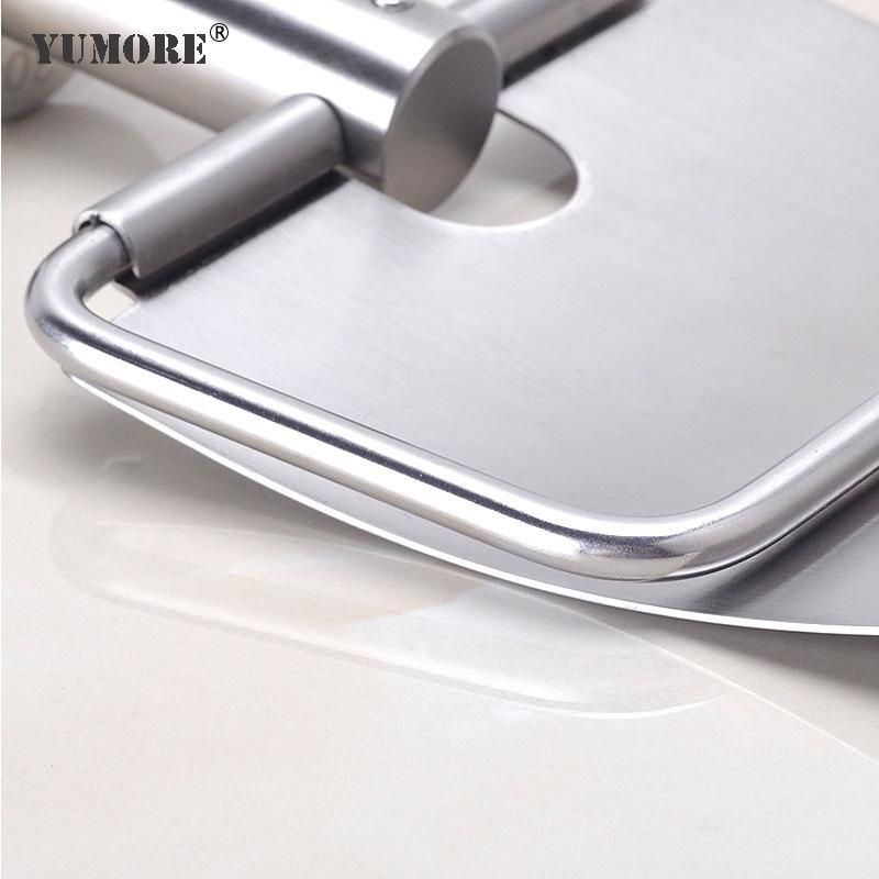 Waterproof Stainless Steel Wall Mounted with Mobile Shelf Tissue Paper Towel Holder